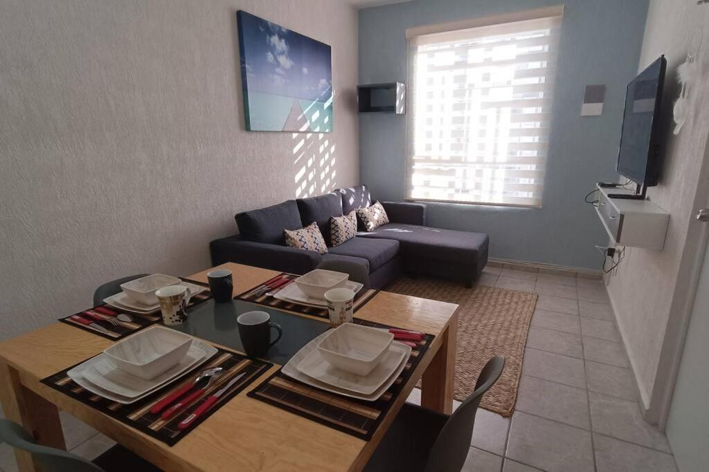 Vive Departamento De 2br Con Alberca, Cerca De Cenotes Y Aeropuerto *
