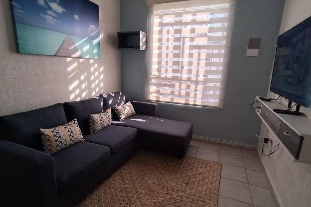 Vive Departamento De 2br Con Alberca, Cerca De Cenotes Y Aeropuerto *