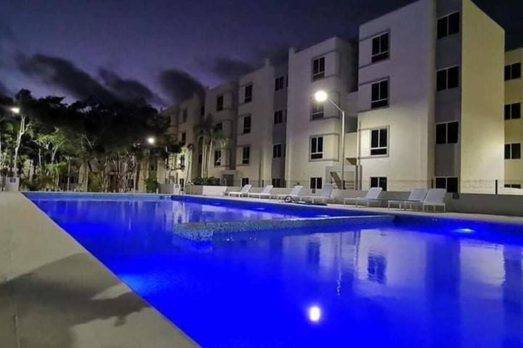 Vive Departamento De 2br Con Alberca, Cerca De Cenotes Y Aeropuerto Apartment *